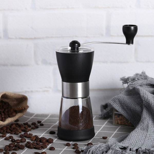 SC0GO Glass Manual Burr Coffee Grinder Wayfair